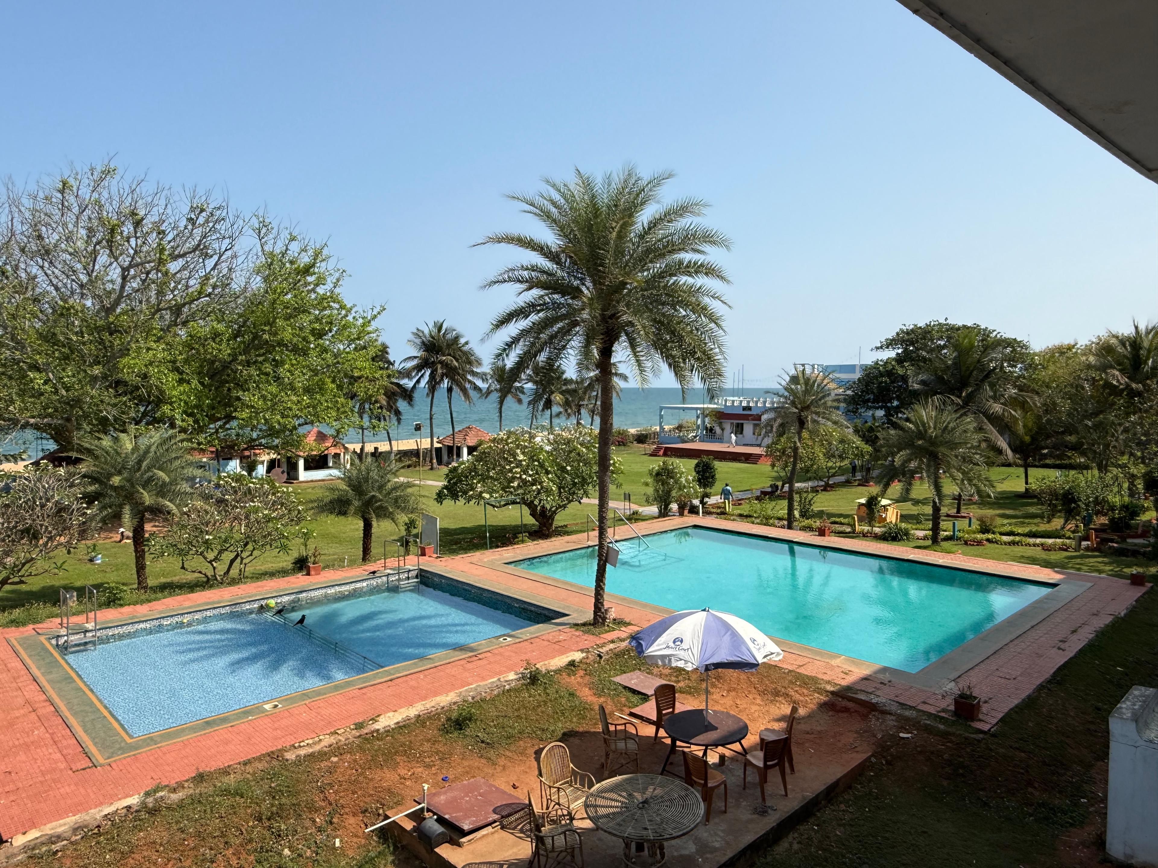 Pool & Beach Panorama