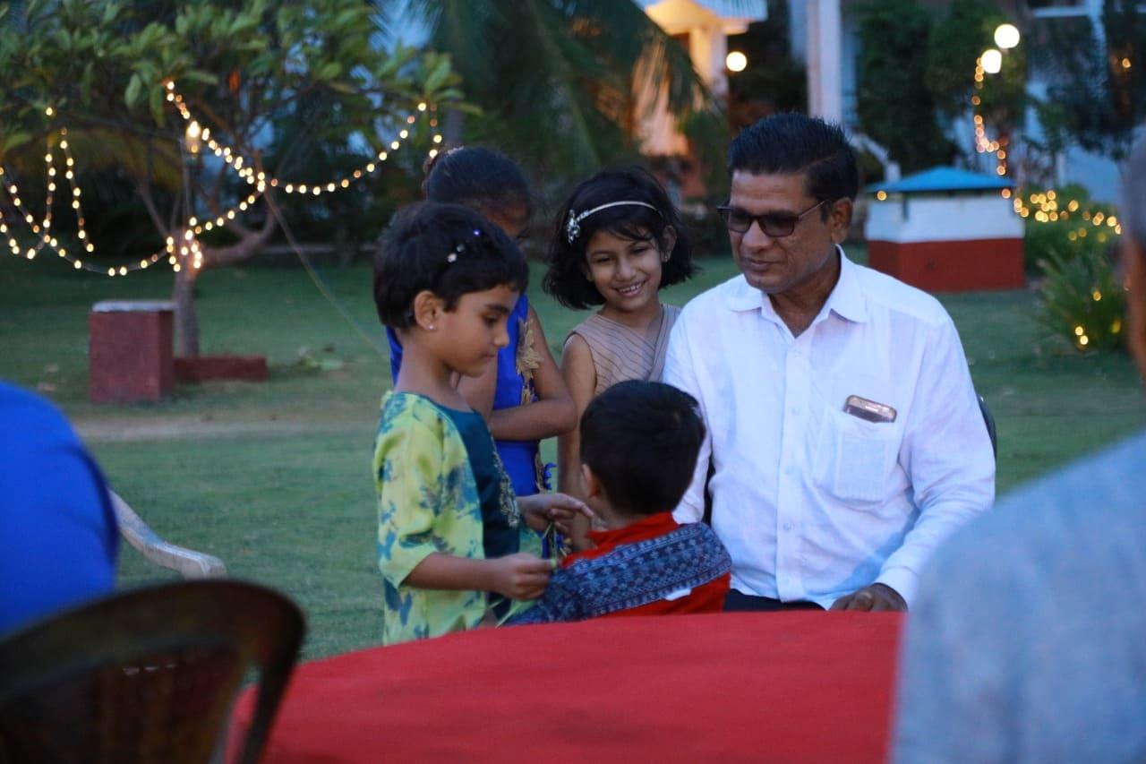 Kids at Evening Event
