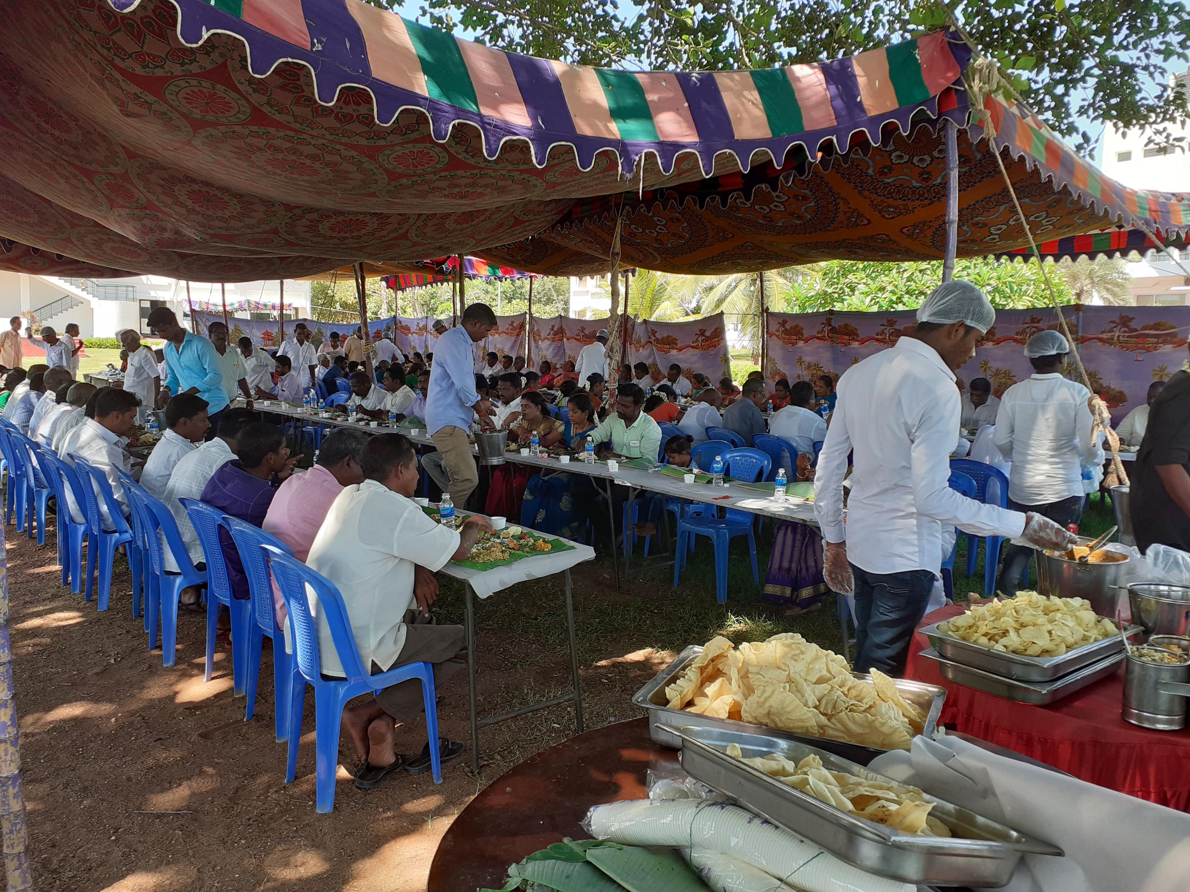 Large Outdoor Feast