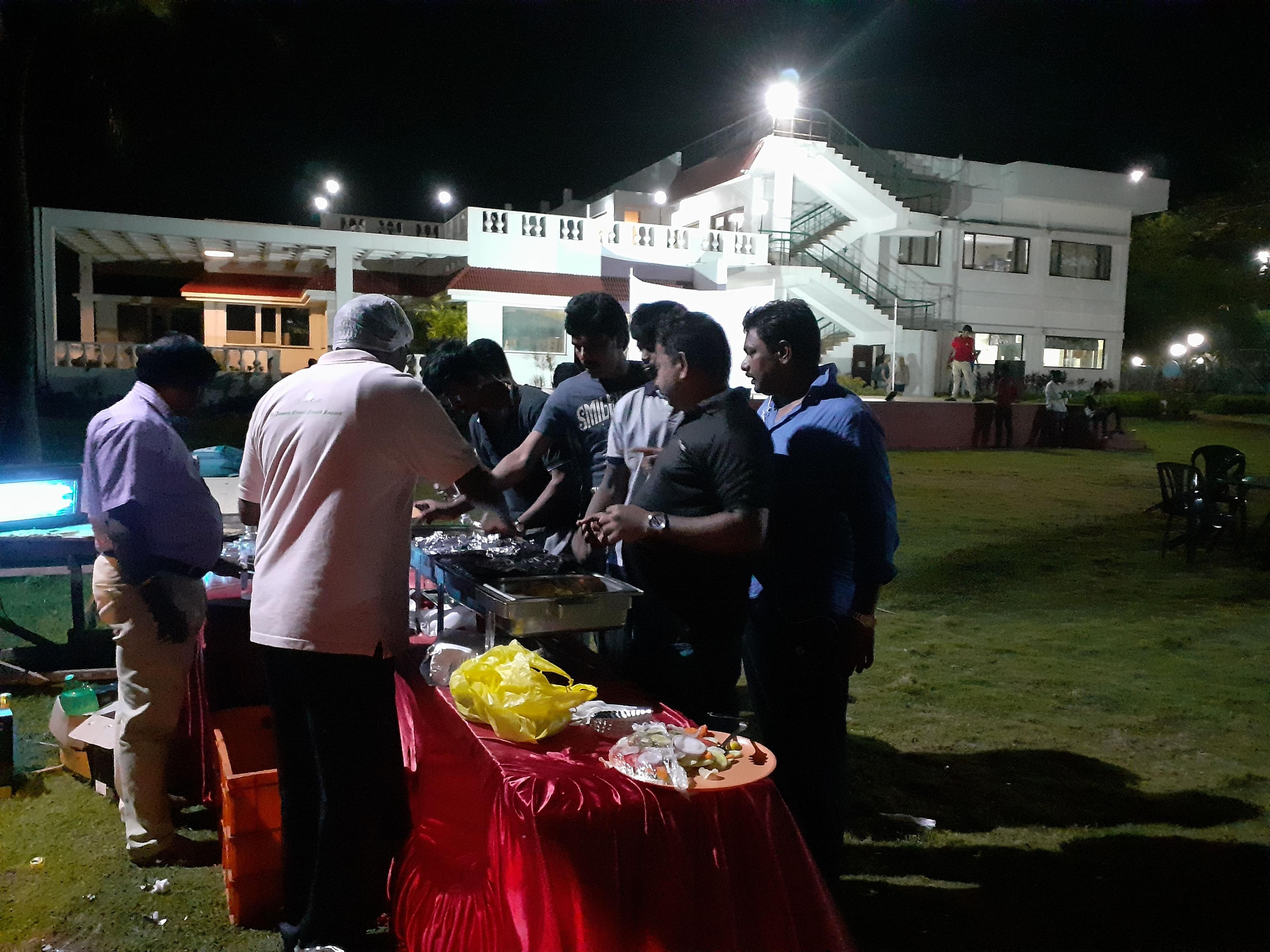 Outdoor Buffet Dinner