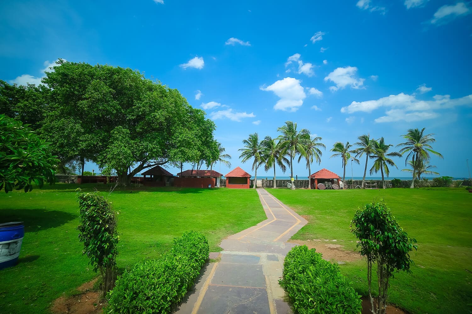St James Court Beach Resort Grounds